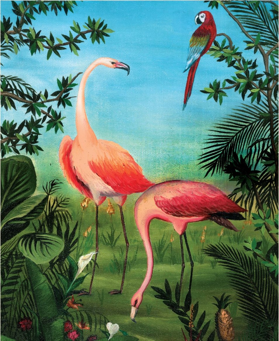 The original Baagh oil painting by Vikas Soni