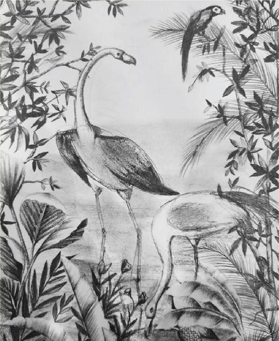 Charcoal sketch