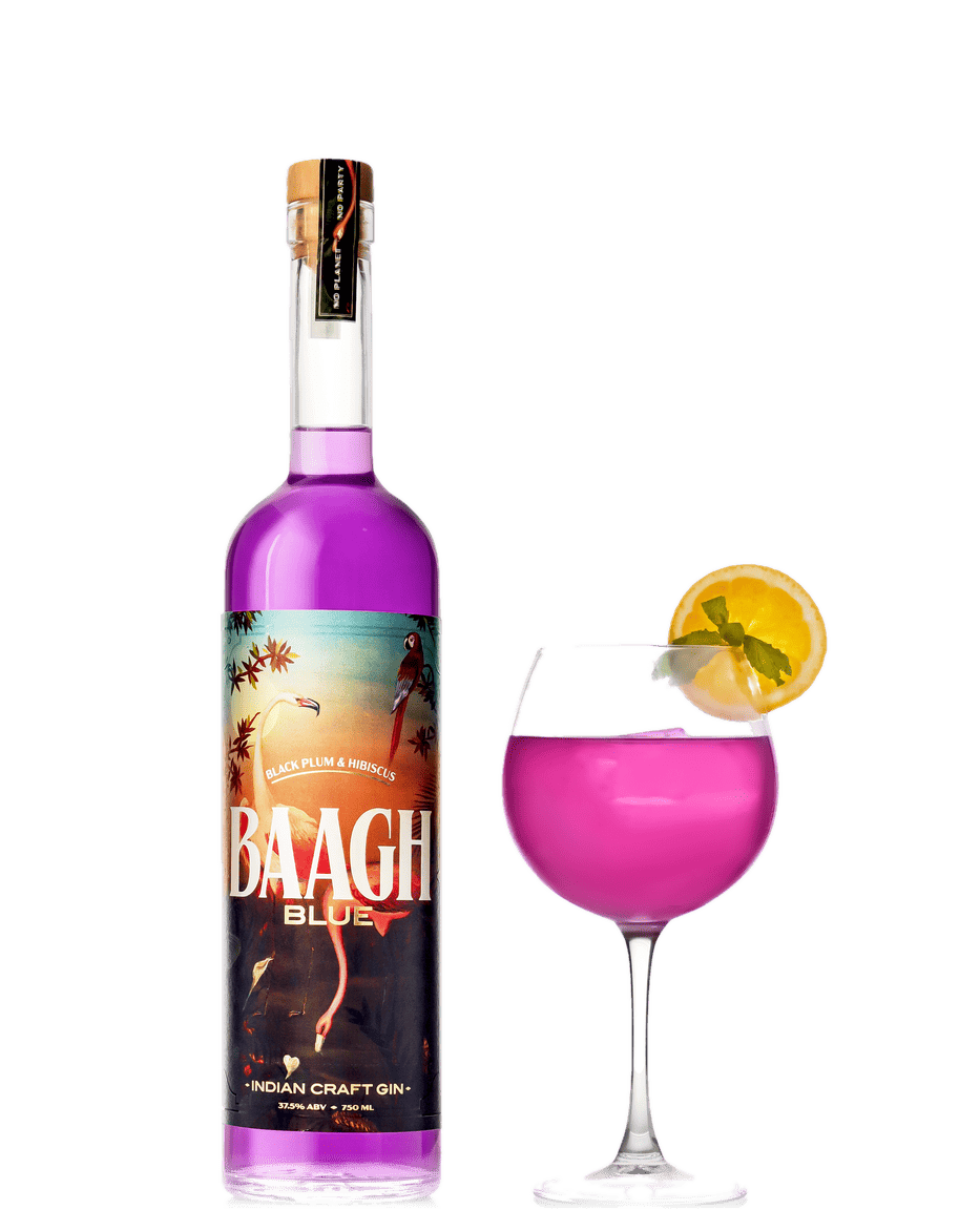 The finished serve, softened to lilac